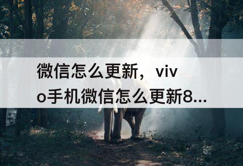 微信怎么更新，vivo手机微信怎么更新8.0